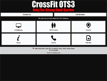 Tablet Screenshot of crossfitots3.com